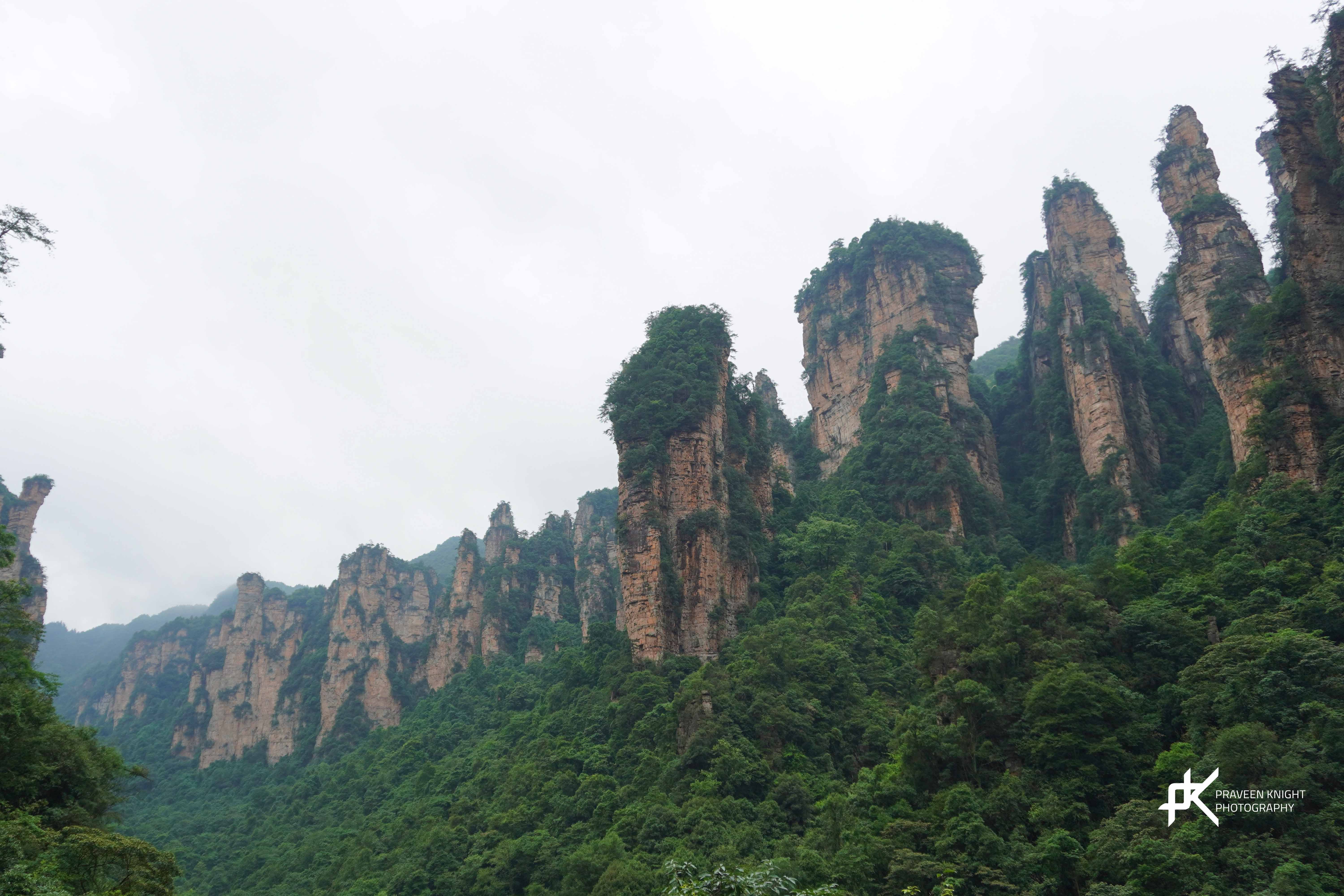 The Avatar Mountains of Zhangjiajie